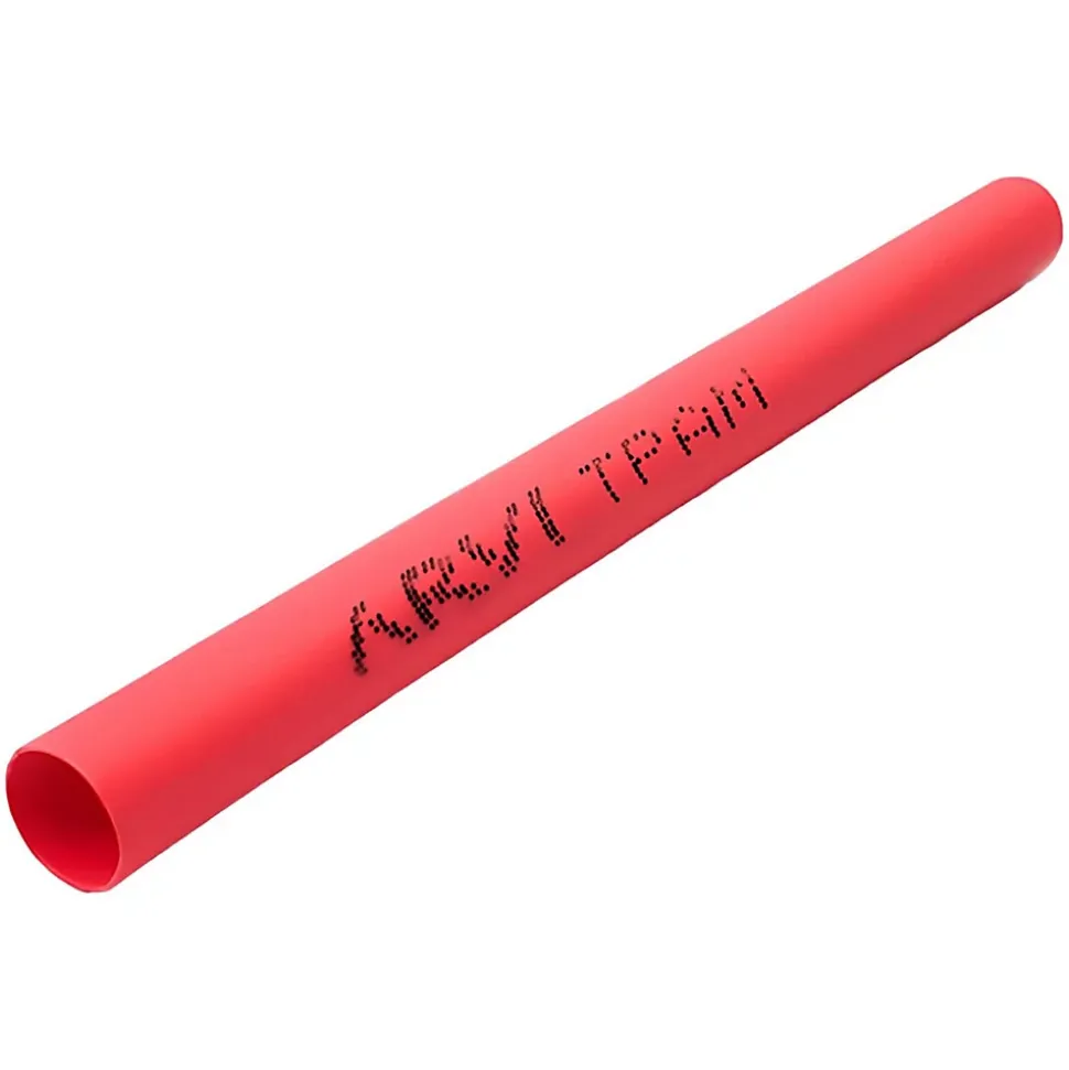 Gaine Thermorétractable - 35/17,5mm - Rouge - Longueur 1m - Restreint 2:1 - Paroi Fine - Arvi Tpam-35.0-vm
