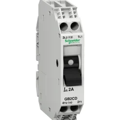 Gb2cd10 Tesys Gb2-cd - Disjoncteur Schneider Pour Circuit De Contrôle Moteur - 5a - 1p+n - 1d
