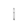 Gâche centrale aluminium largeur 22mm épaisseur 10mm anodisé argent - STREMLER - 2839.10.4