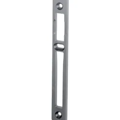 Gâche centrale aluminium largeur 22mm épaisseur 10mm anodisé argent - STREMLER - 2839.10.4