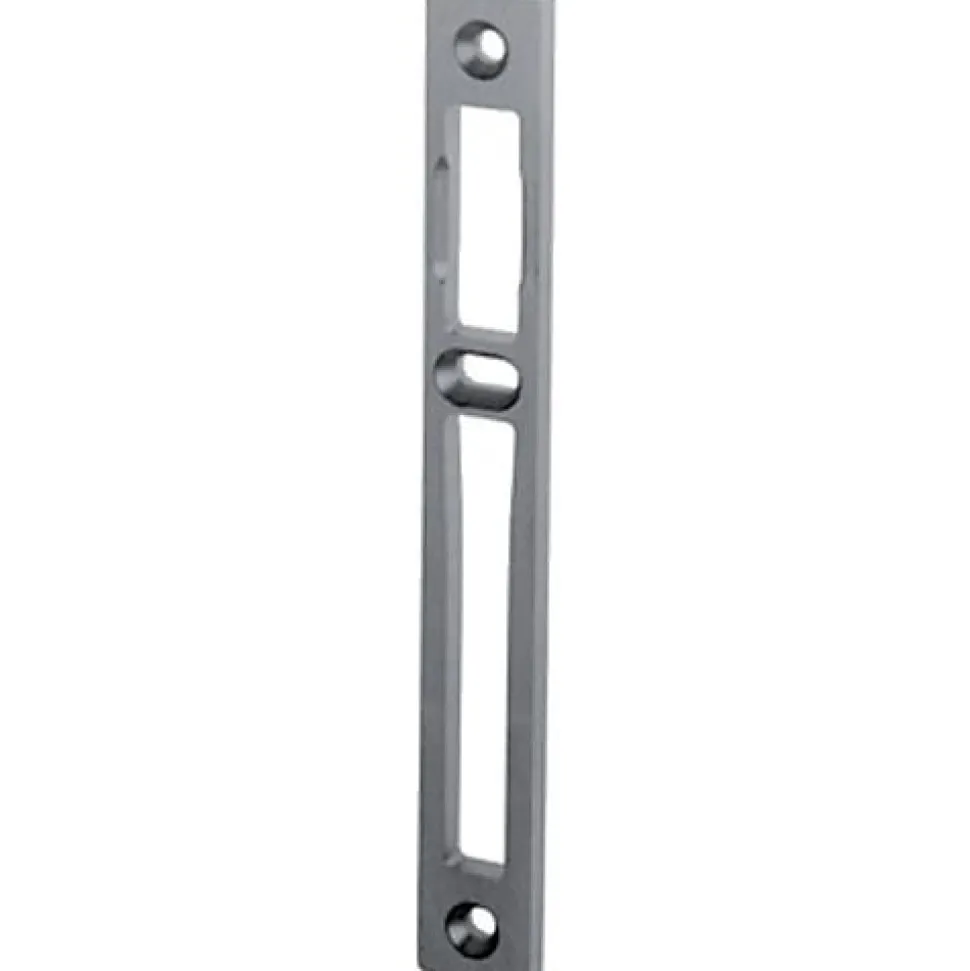 Gâche centrale aluminium largeur 22mm épaisseur 10mm anodisé argent - STREMLER - 2839.10.4