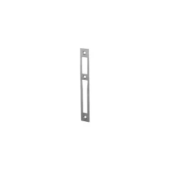 Gâche centrale aluminium largeur 22mm épaisseur 6mm anodisé argent - STREMLER - 2839.10.2