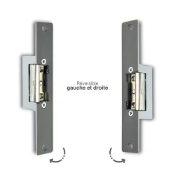 Gâche électrique à encastrer sans passage de serrure - WECA 90201.4 - Extel - 109201