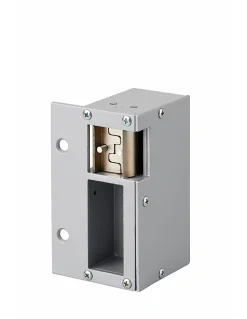 Gâche électrique pour serrure horizontale en applique, réversible, 12V, compatible extérieur, gris - THIRARD