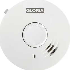 Gloria R-10 Détecteur de fumée 10 ans - batterie lithium 3V intégrée, certifié VdS/EN14604