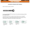 Goujon Ancrage R-XPT M6X85 Acier zingué - 30 pièces