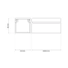 Goulotte électrique PVC autoadhésive 40x16 mm 2 m blanche EDO