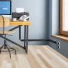 Goulotte électrique PVC 40x40 mm 2 m anthracite EDO