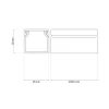 Goulotte électrique PVC 25x25 mm 2 m anthracite EDO