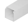 Goulotte électrique PVC 40x40 mm 2 m blanche EDO
