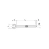 Goupille fendue A4 DIN 94 2x18 boîte de 100 ACTON 647012X18