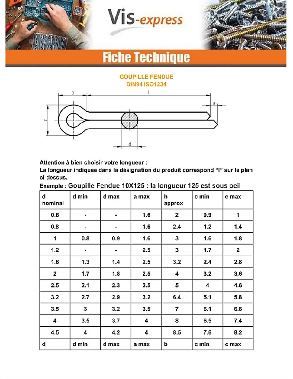 Goupille Fendue Inox A4 4X32 - 10 pièces