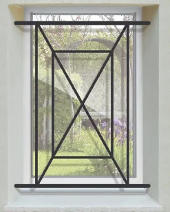 Grille de Defense Adour pour Fenetre H 95 cm x L 60 cm (côte tableau)