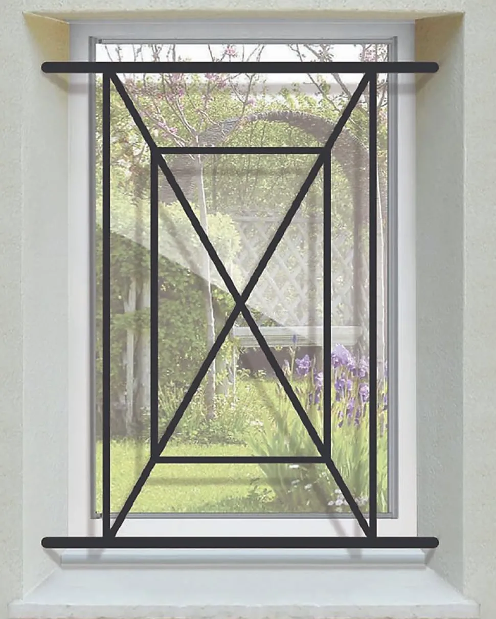Grille de Defense Adour pour Fenetre H 95 cm x L 60 cm (côte tableau)