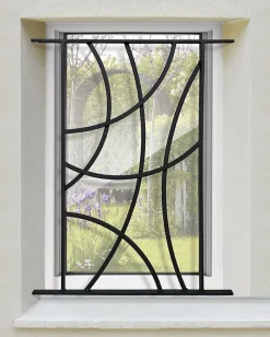Grille de Defense Arcade pour Fenetre H 95 cm x L 80 cm (côte tableau)