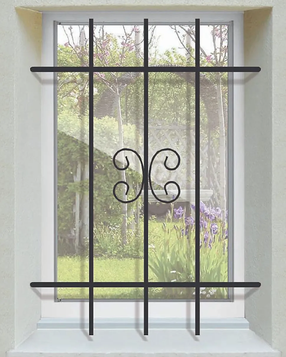 Grille de Defense Bidard pour Fenetre H 75 cm x L 120 cm (côte tableau)