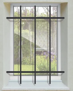 Grille de Defense Close pour Fenetre H 65 cm x L 120 cm (côte tableau)