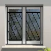 Grille de Defense Diago pour Fenetre H 125 cm x L 140 cm (côte tableau)