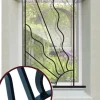 Grille de Defense Estivale pour Fenetre H 75 cm x L 80 cm (côte tableau)