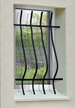 Grille de Defense Galbee pour Fenetre H 105 cm x L 60 cm (côte tableau)
