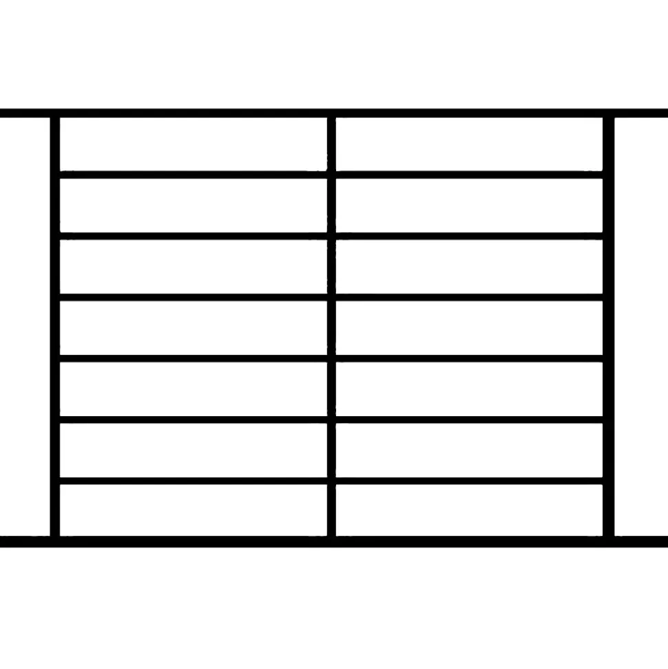 Grille de Defense Lagune pour Fenetre H 105 cm x L 100 cm (côte tableau)