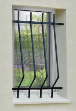 Grille de Defense Standing pour Fenetre H 115 cm x L 120 cm (côte tableau)