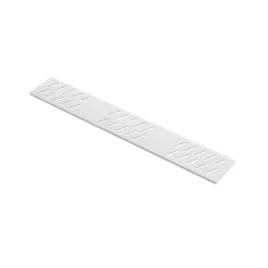 Grille d'évacuation l.79,5 cm pour receveur de douche Pedra et Pure 2, blanc, Galedo
