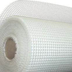 Grille en fibre de verre (25m x 1m). Imperméabilisation et réparation avec mortiers, caoutchouc et peintures imperméabilisantes