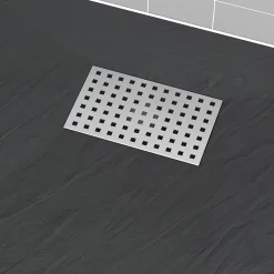 Grille perforée en inox pour receveur - 20.15x12.3x0.55cm - ROCK 2 GRID DRILL