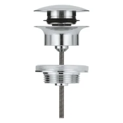 GROHE Bonde CLIC CLAC pour lavabo avec trop plein, chromé 65807000