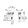 GROHE Robinet flotteur - Bâti-support rapid SL 37095000