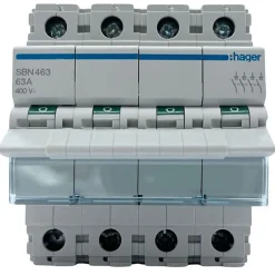 Hager SBN463 Interrupteur modulaire 4P 63A