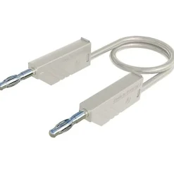 Hirschmann MLN 25/2,5 WS Cordon de mesure banane 0,25 m blanc 4 mm, 32 A