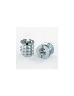 Insert fileté bois fendu Acier brut M7 Pas de 150 13X20 - 10 pièces