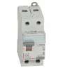 Inter diff DX3 ID vis vis 2P 230V 63A type AC 30mA dEpart bas