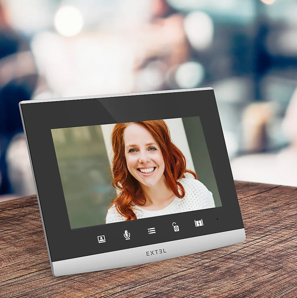 Interphone vidéo connecté filaire avec digicode intégré Extel Code Connect