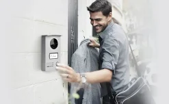 Interphone vidéo couleur filaire Visiodoor 7 + badges