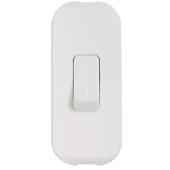 Interrupteur à bascule 2 A 250 V coupure bipolaire à touche de couleur blanc - LEGRAND - 040192