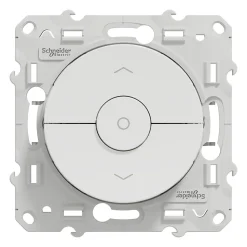 Interrupteur commande volet-roulant 3 boutons Schneider Electric Odace blanc