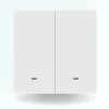 Interrupteur connecté sans-fil de scène zigbee - 2 boutons