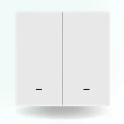 Interrupteur connecté zigbee - 2 boutons - sans fil neutre