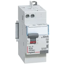 Interrupteur différentiel automatique DX3 30 mA-40A Type A Legrand