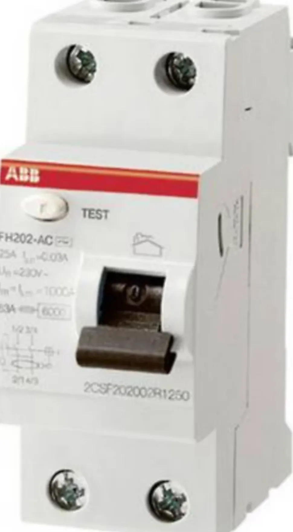 Interrupteur différentiel 30MA 25A type AC ABB