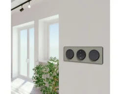 Interrupteur double va-et-vient connexion rapide à vis Schneider Electric Odace anthracite