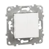 Interrupteur double va-et-vient connexion rapide 10A Schneider Electric Unica Déco blanc