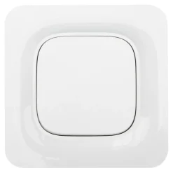 Interrupteur Jacobsen Kennet blanc complet, lot de 5