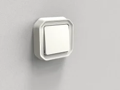 Interrupteur Legrand Plexo blanc à griffes