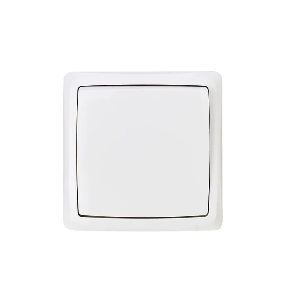 Interrupteur monobloc en saillie Jacobsen Sigurd blanc complet