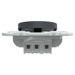 Interrupteur poussoir 10A Schneider Electric Ovalis anthracite