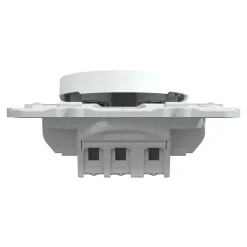 Interrupteur poussoir 10A Schneider Electric Ovalis blanc
